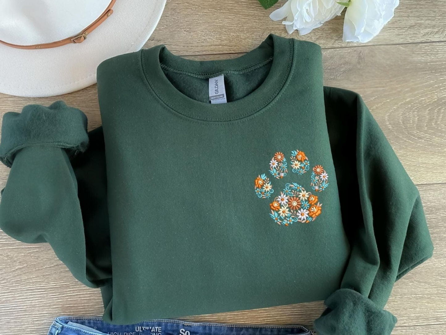 Floral Paw Sweater V3