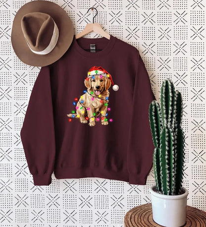 Golden Retriever Christmas Sweater