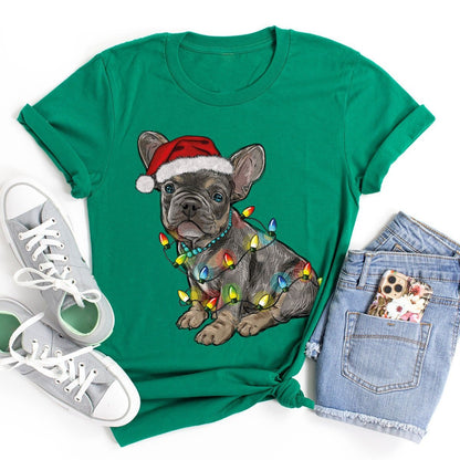 French Bulldog Christmas T-Shirt