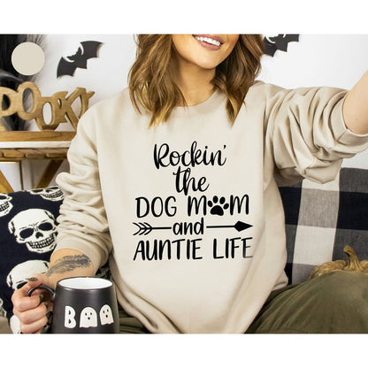 Funny Dog Mom Aunt Sweater