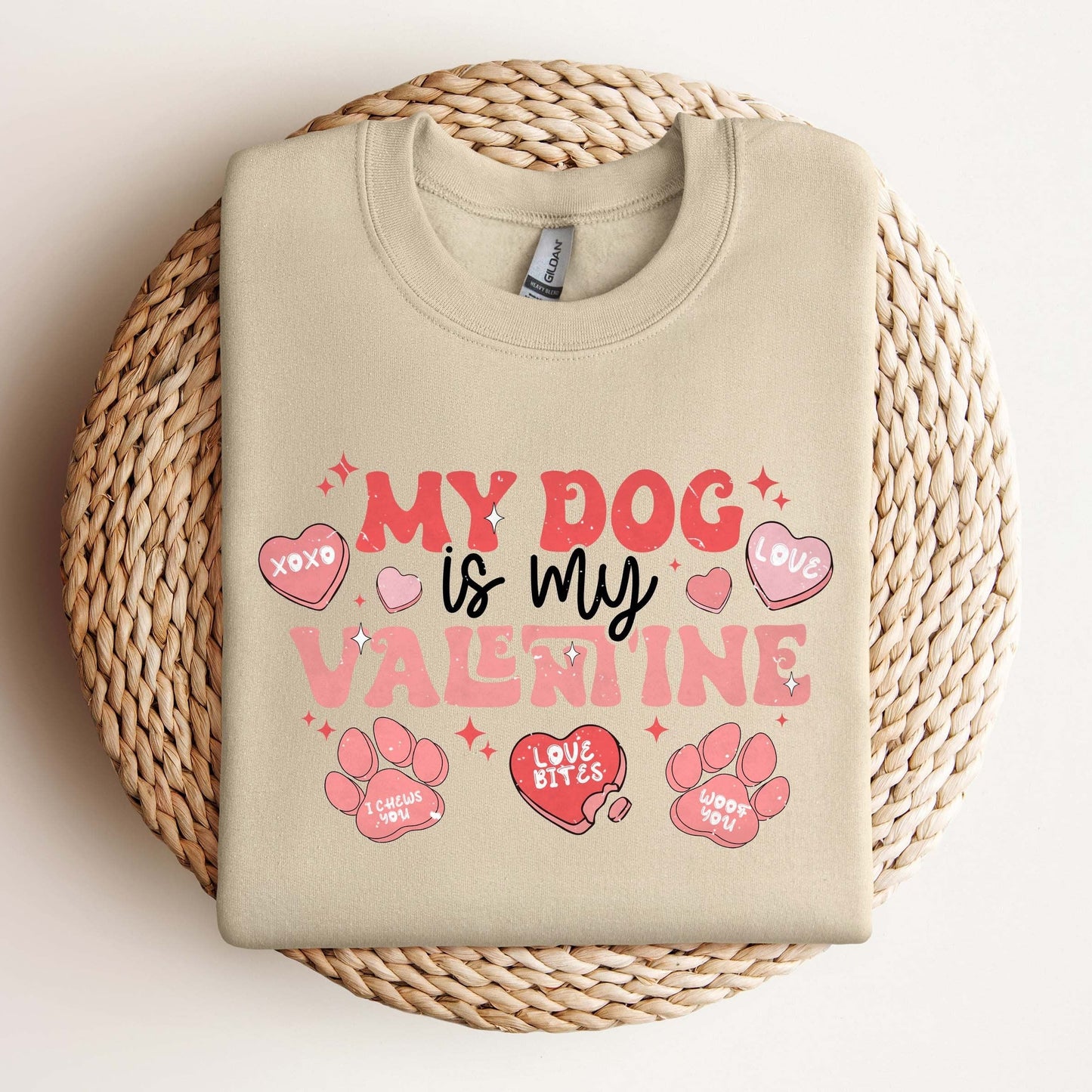 My Dog Is My Valentine Sweater