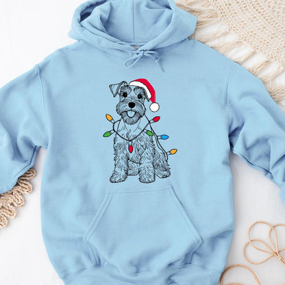 Miniature Schnauzer Christmas Hoodie