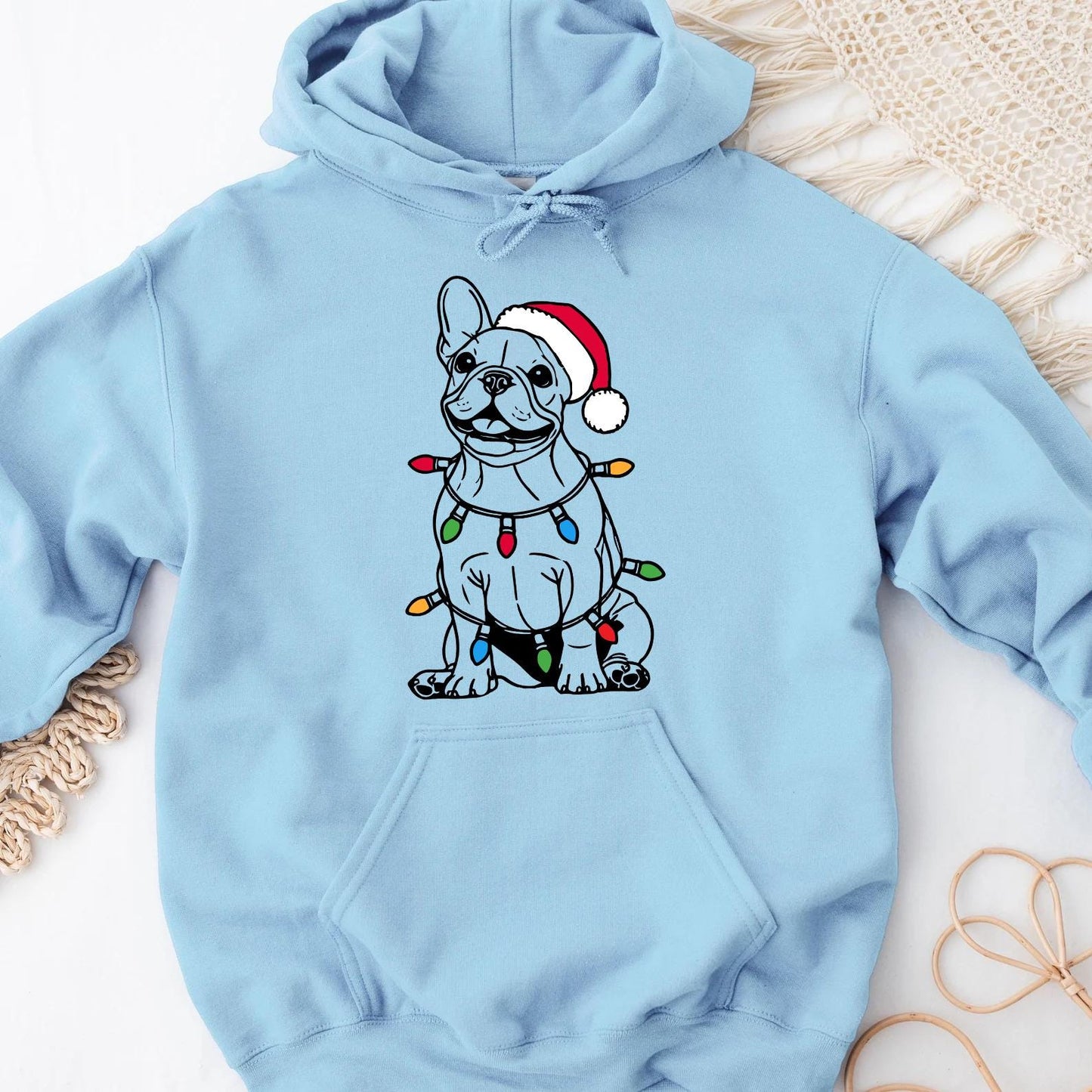 French Bulldog Christmas Hoodie