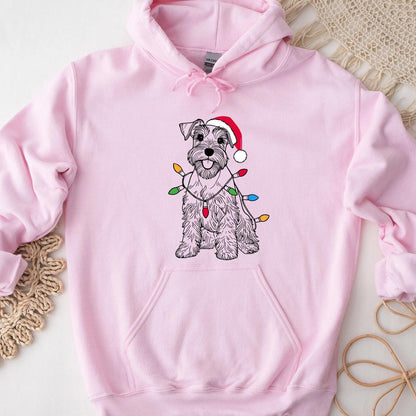 Miniature Schnauzer Christmas Hoodie